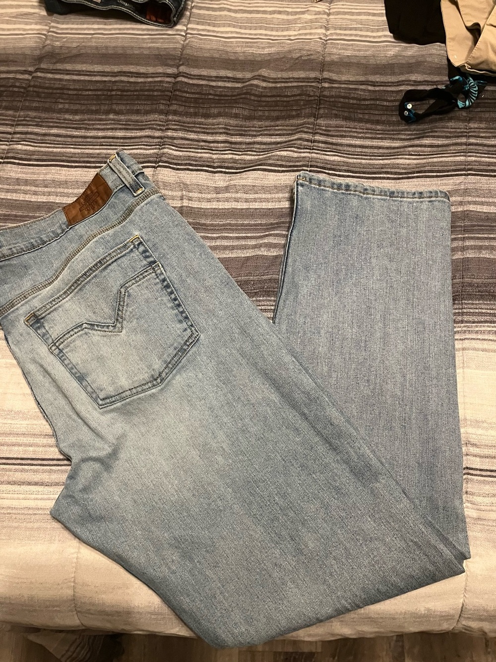 Harley-Davidson Light Blue Men's Bootcut Jeans